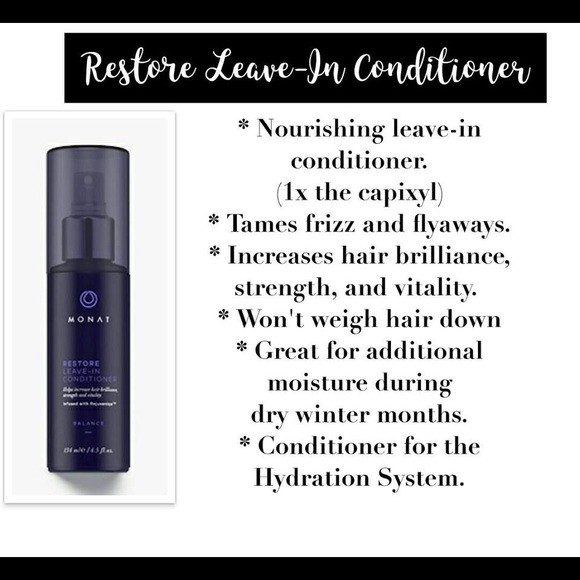 Monat Restore Leave-In Conditioner NWOT - Picture 3 of 3